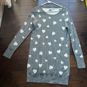 Mossimo heart sweater dress